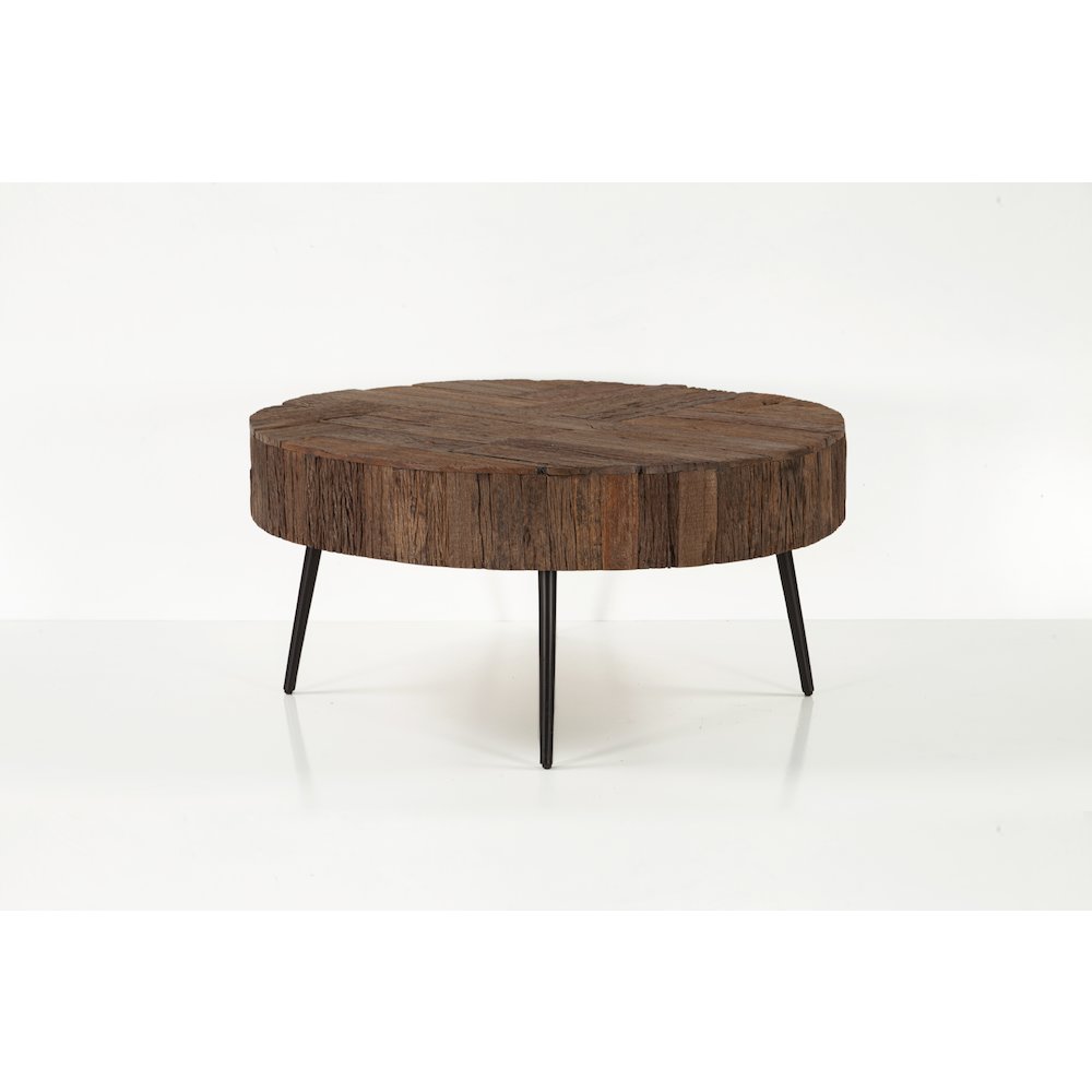 Palm Desert Modern Reclaimed Wood Coffee Table. Picture 5