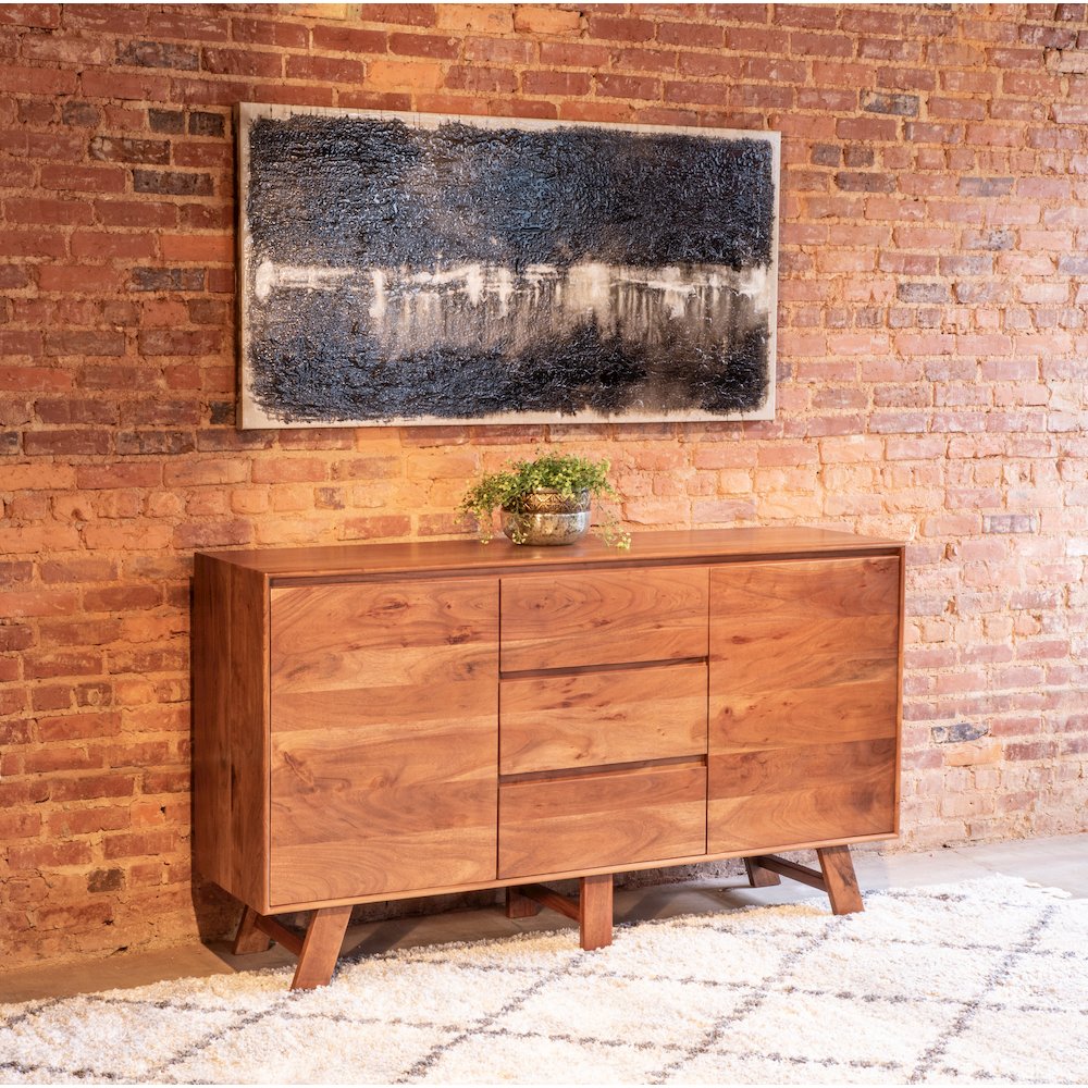 Stavanger Sideboard in Cinnamon Brown Finish. Picture 8