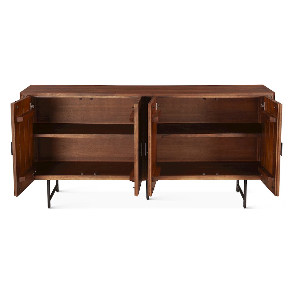 Halden 67" Sideboard Pecan Brown. Picture 3