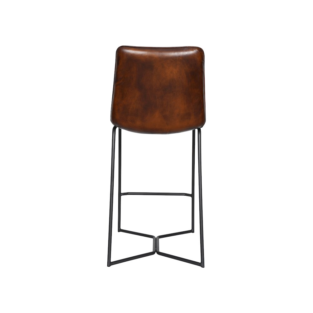 Brisbane Morgan Counter Chair in Hand Washed Chestnut. Picture 2