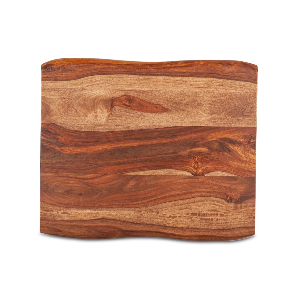 Elliston 26" Side Table in Sheesham and Matte Black Iron. Picture 3