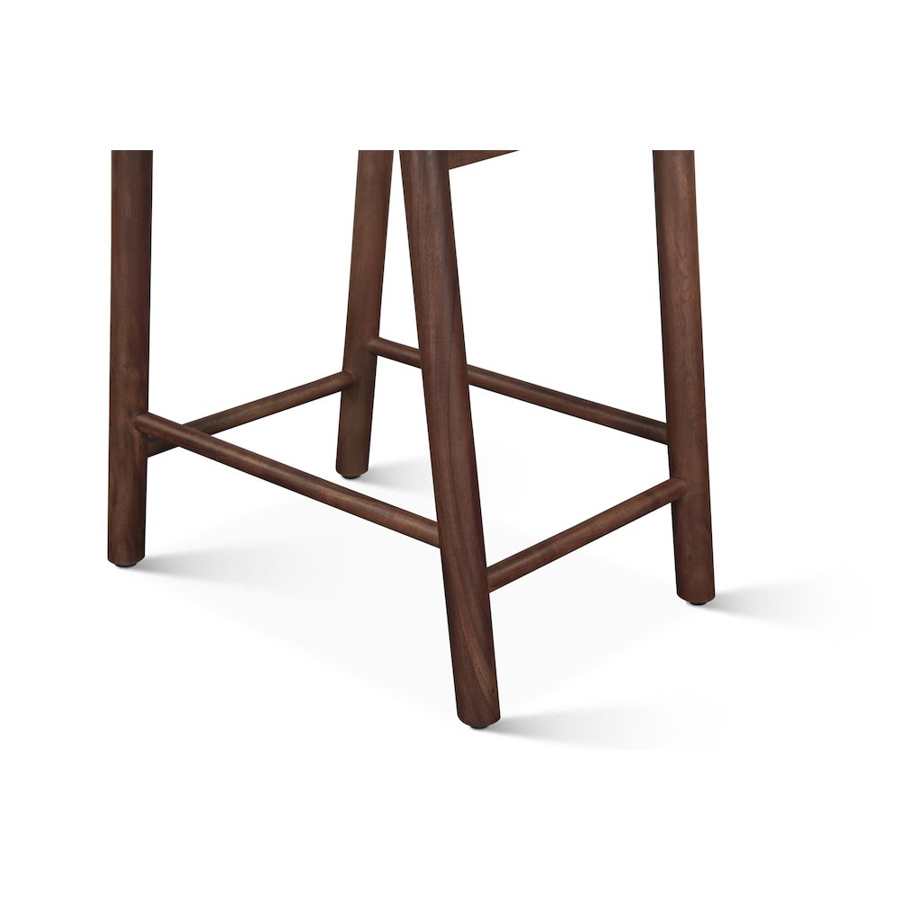 Hampton Upholstered Counter Chair in Walnut. Picture 6