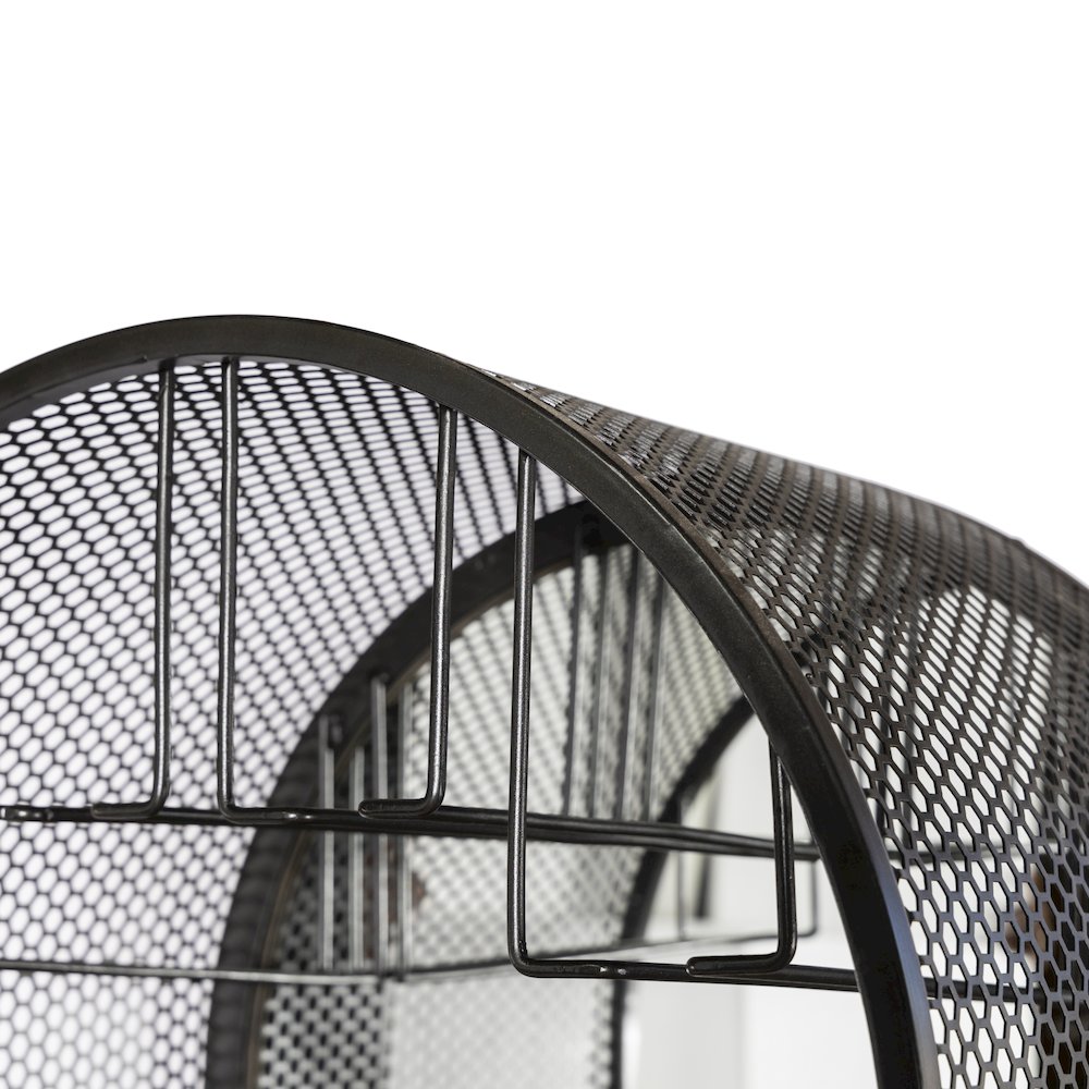 Mescalero Bar Cabinet in Iron and Mango Wood. Picture 5