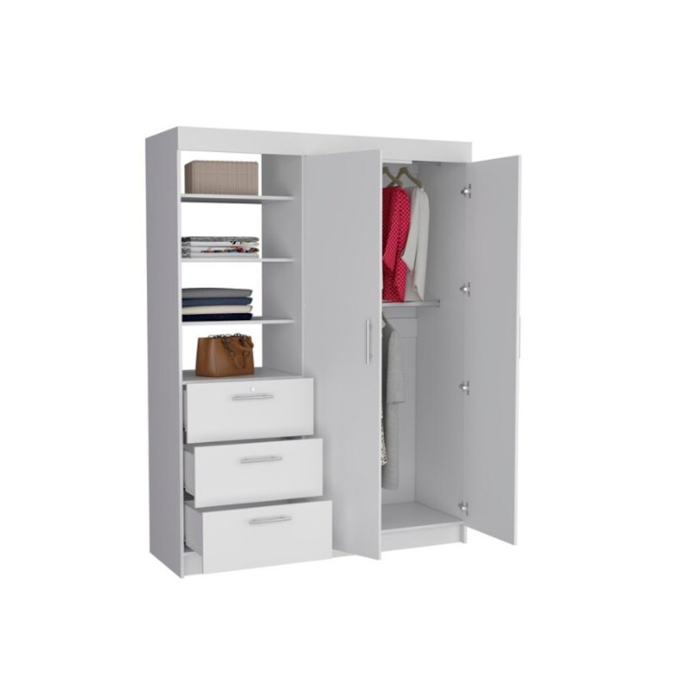 Kenya Armoire White MDF. Picture 2