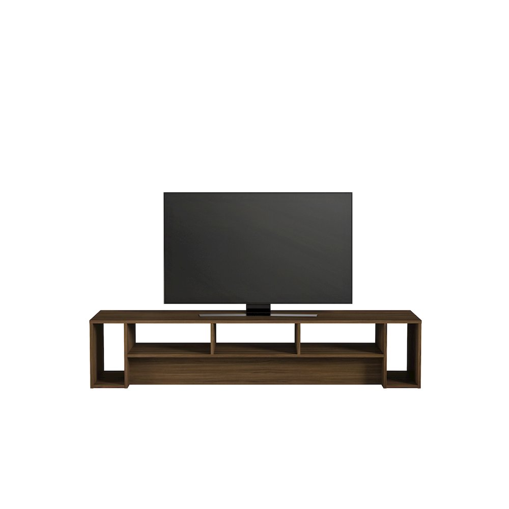 72-Inch Tv Stand In Walnut. Picture 2