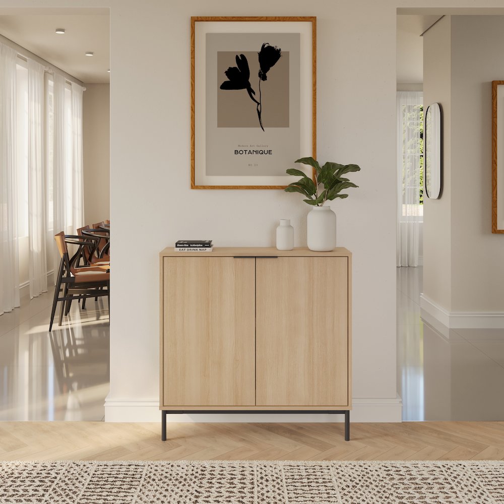 Slim 2-Door Storage Console. Picture 6