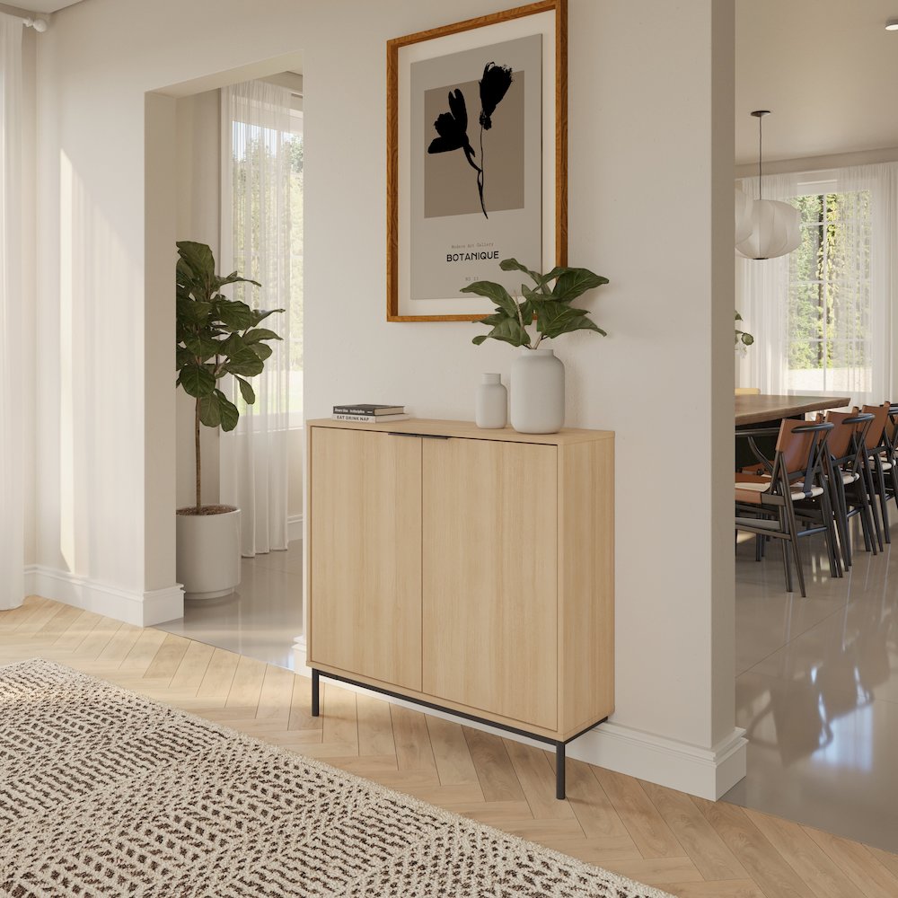 Slim 2-Door Storage Console. Picture 5