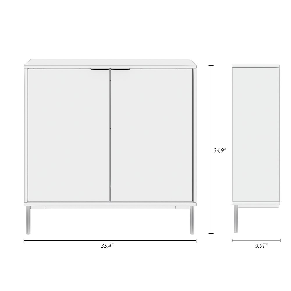Slim 2-Door Storage Console. Picture 10