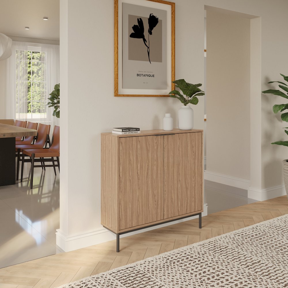 Slim 2-Door Storage Console. Picture 5
