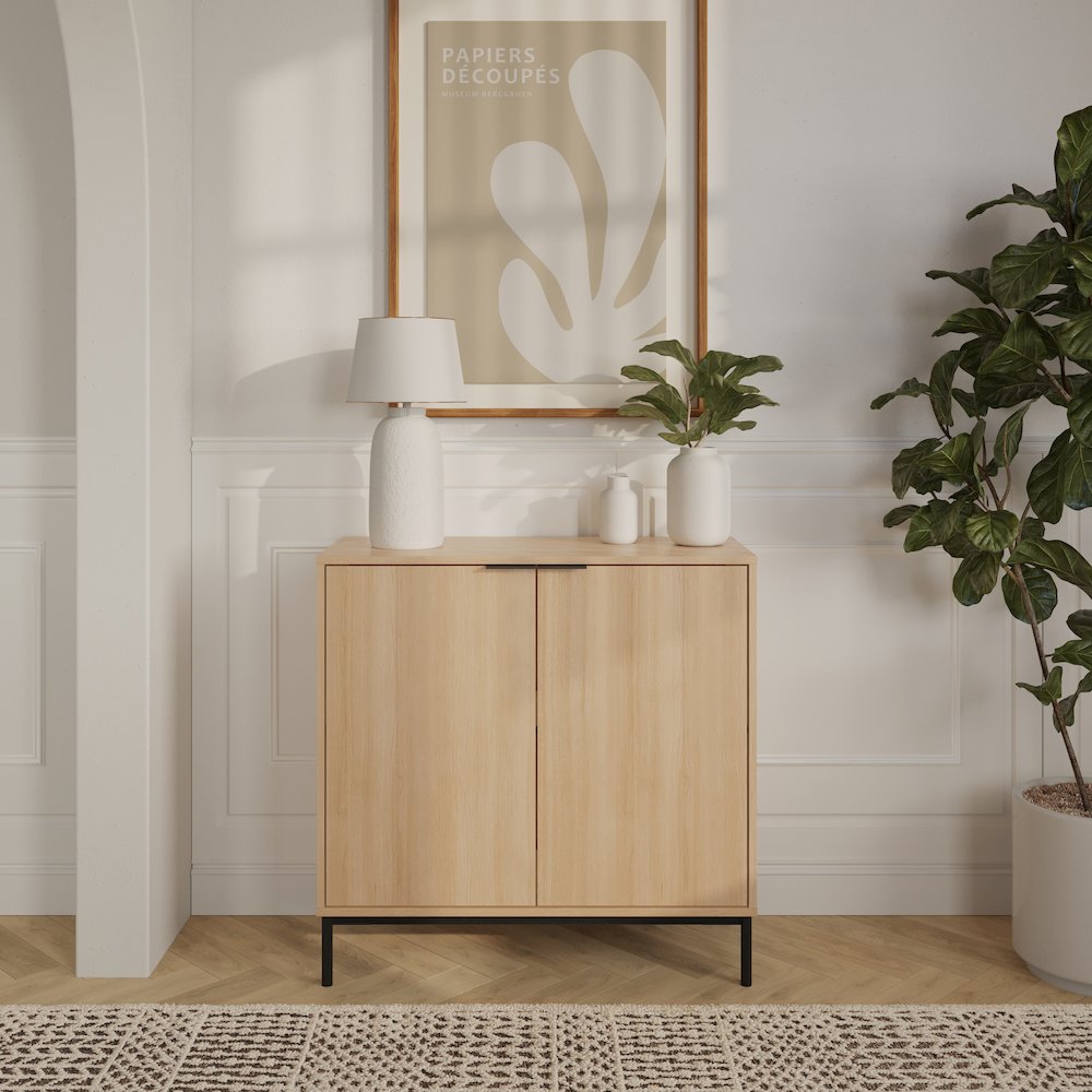Slim 2-Door Storage Cabinet. Picture 7