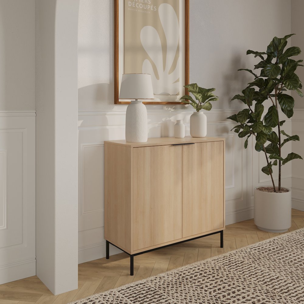 Slim 2-Door Storage Cabinet. Picture 6