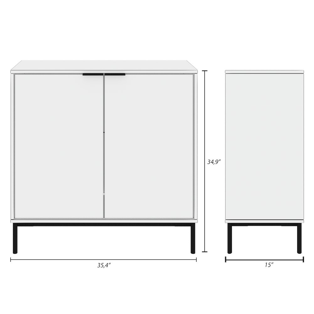 Slim 2-Door Storage Cabinet. Picture 10