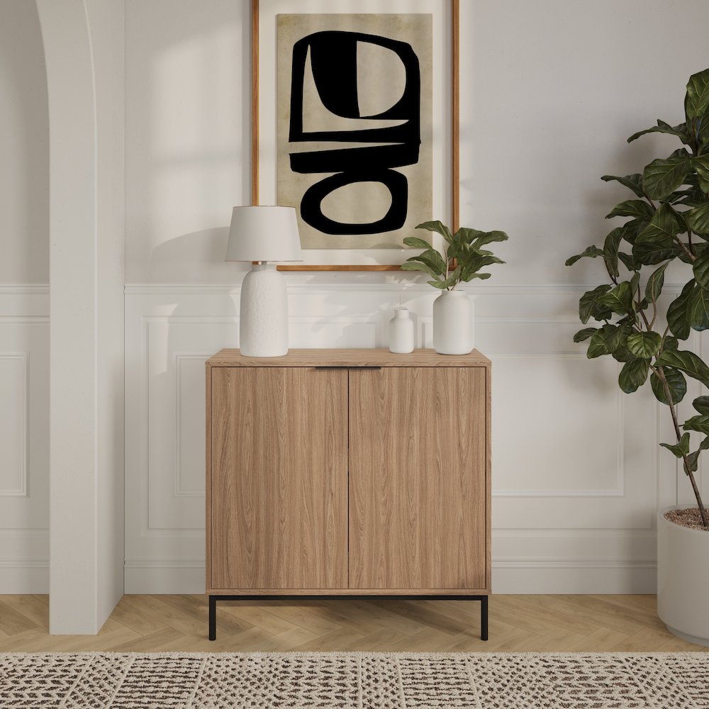 Slim 2-Door Storage Cabinet. Picture 6