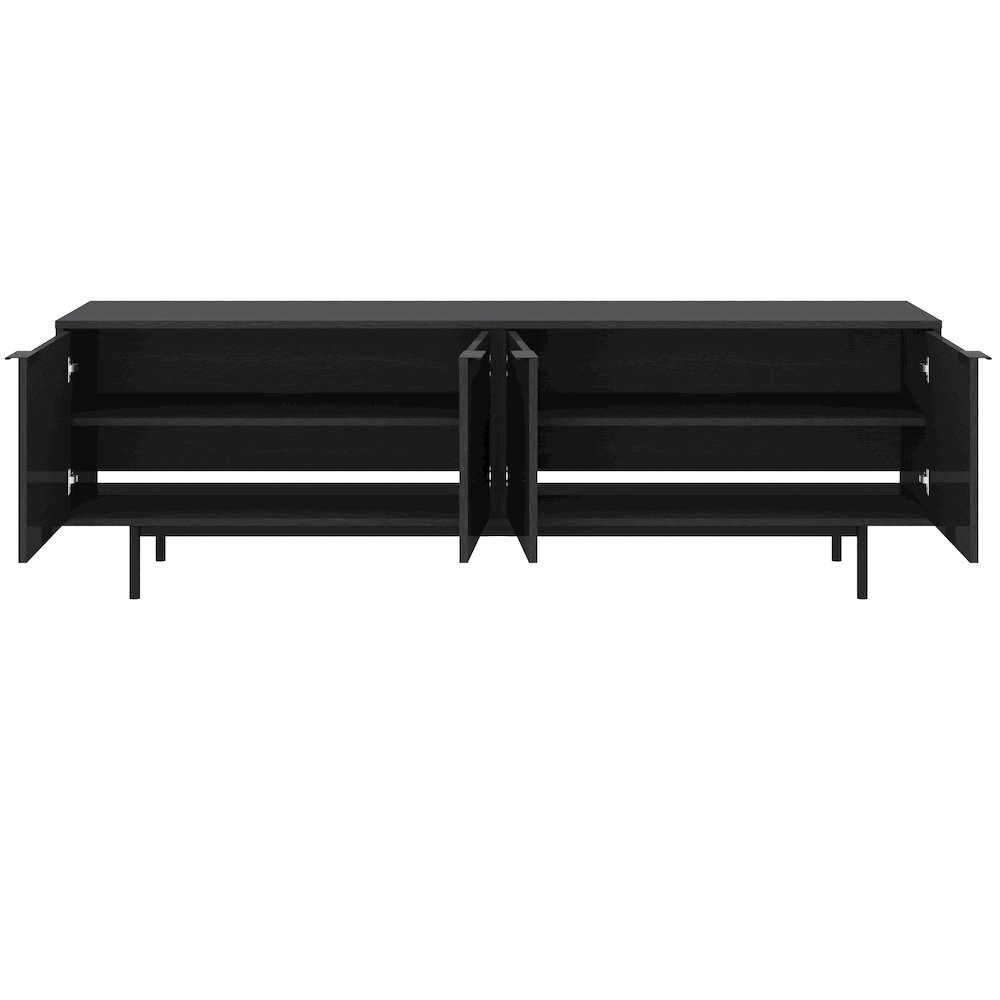 Hamilton 70” TV Stand with 4 Storage Cabinets. Picture 4