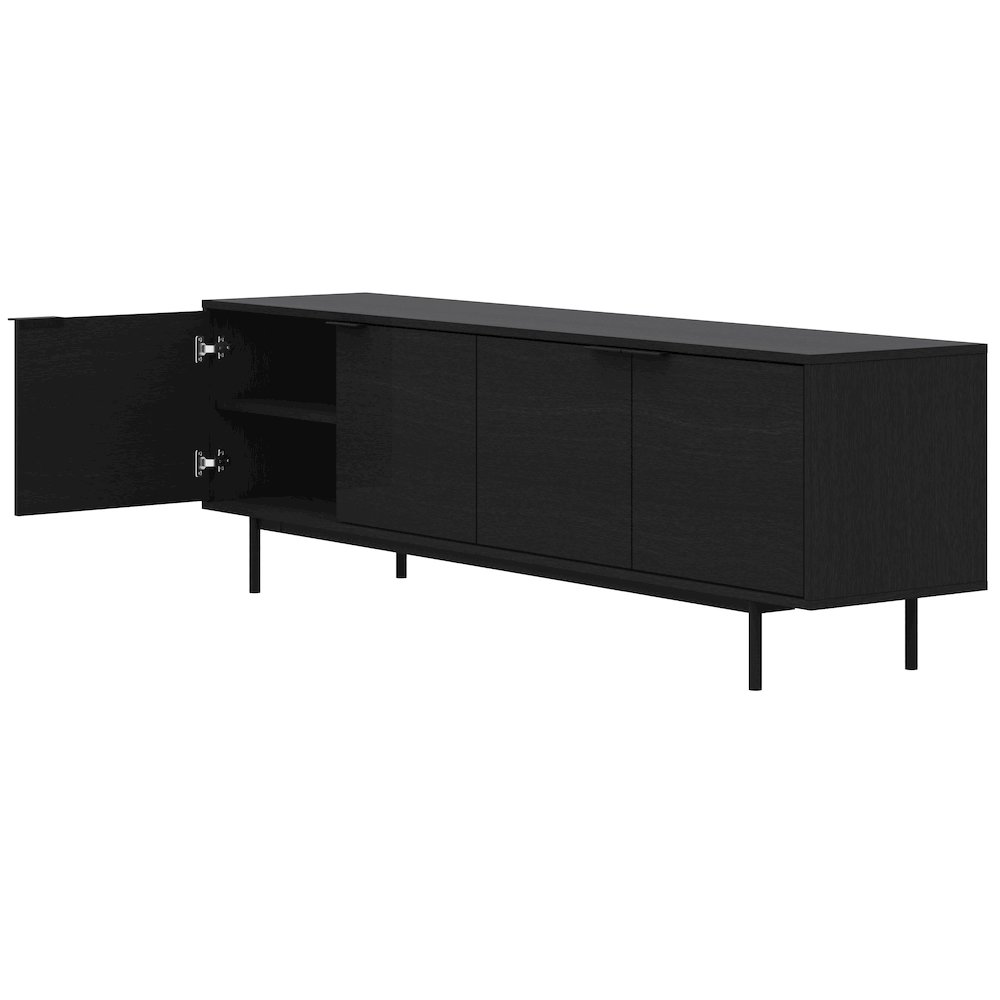 Hamilton 70” TV Stand with 4 Storage Cabinets. Picture 2