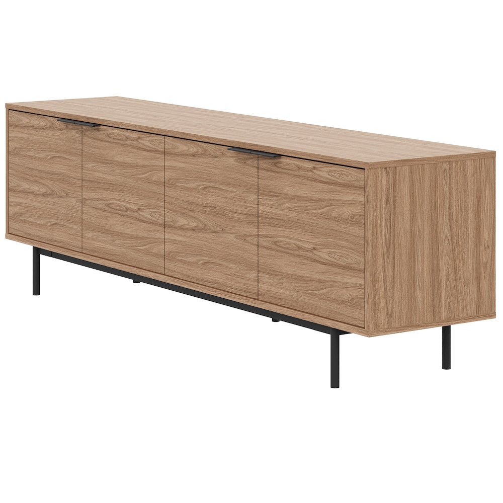 Hamilton 70” TV Stand with 4 Storage Cabinets. Picture 1