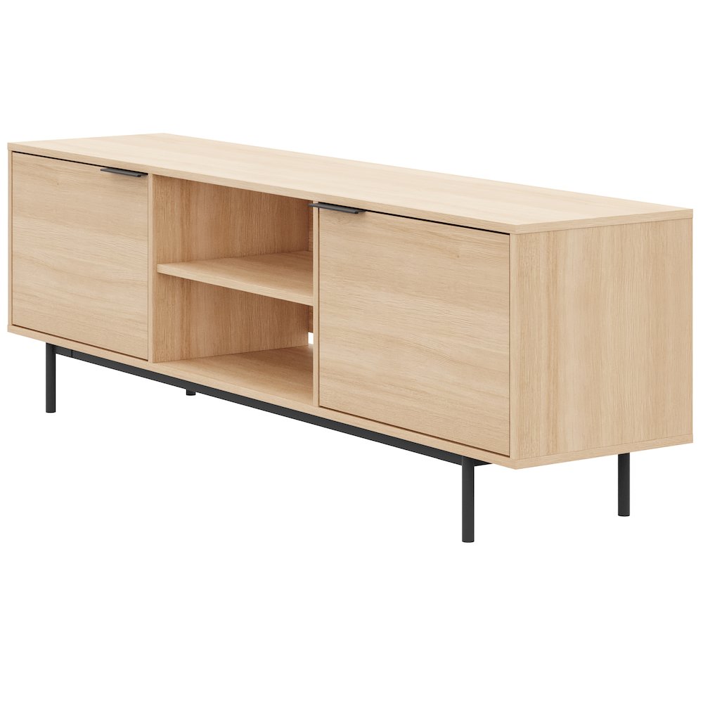 Hamilton 70” TV Stand with 2 Storage Cabinets. Picture 1