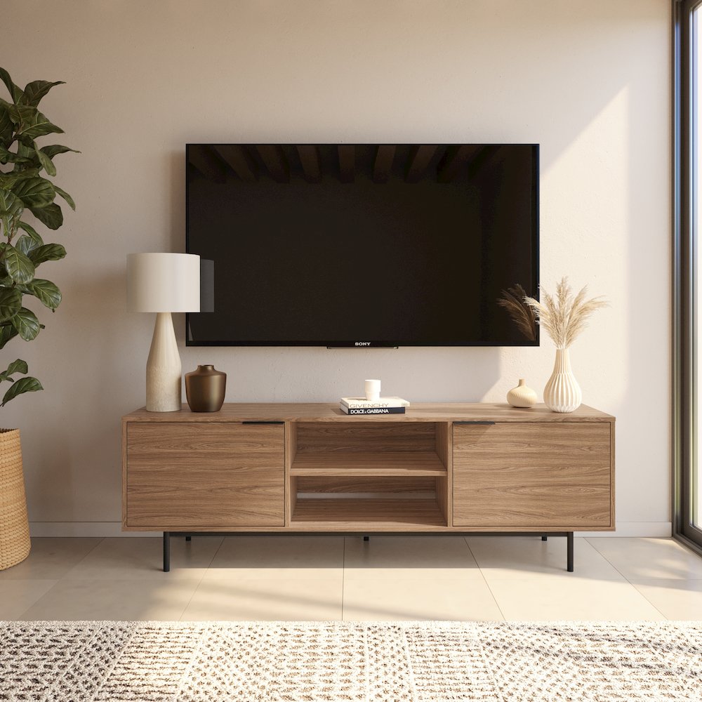 Hamilton 70” TV Stand with 2 Storage Cabinets. Picture 8