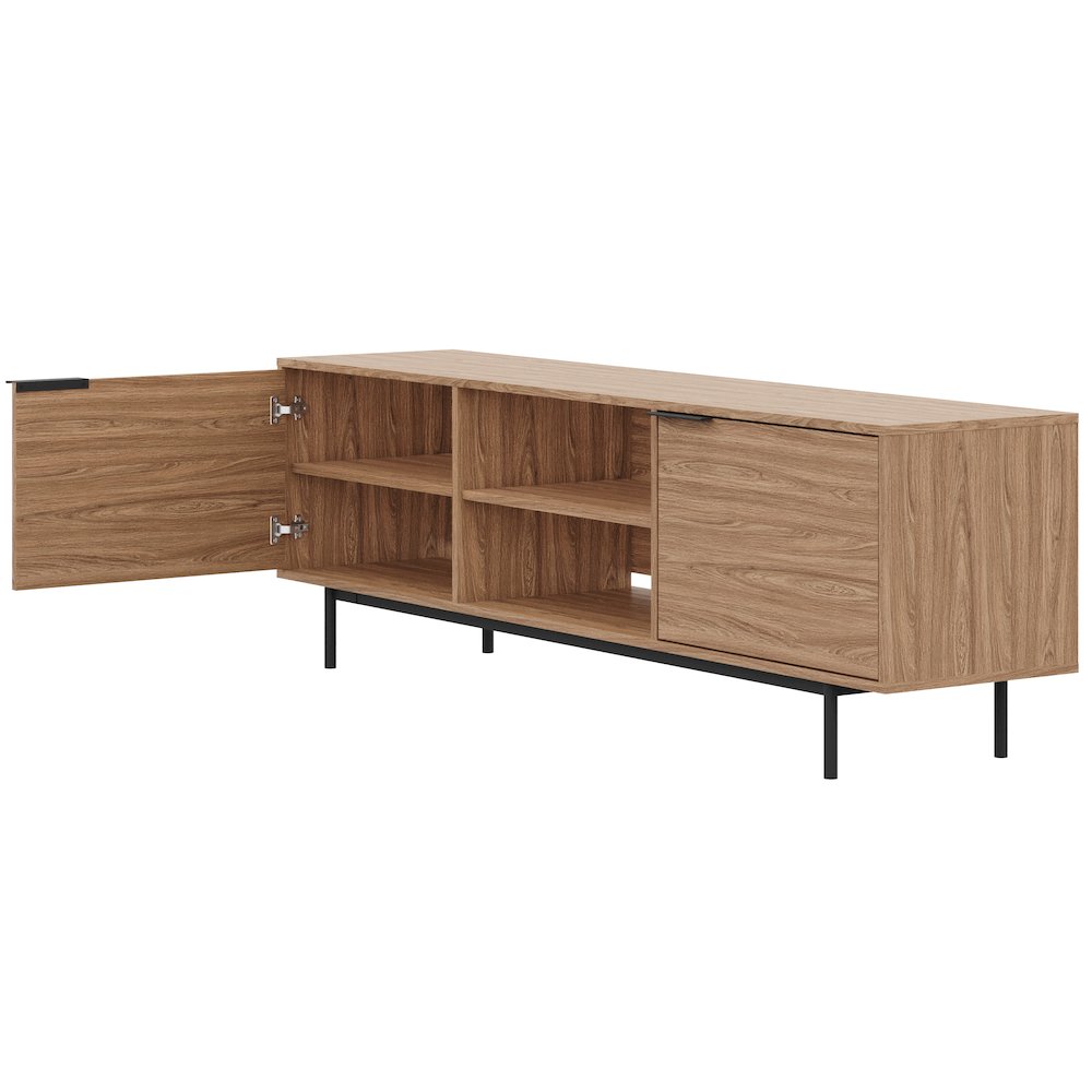 Hamilton 70” TV Stand with 2 Storage Cabinets. Picture 3