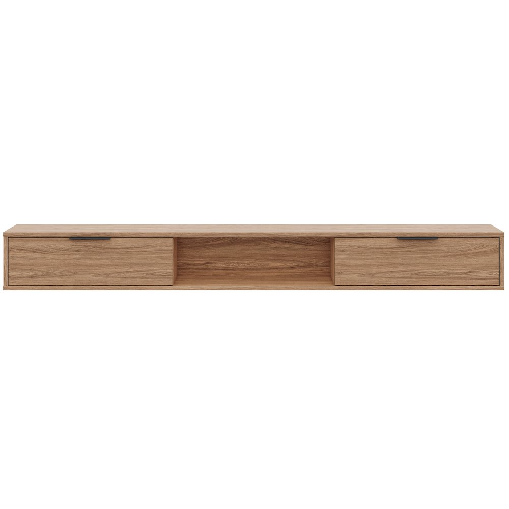 Slim 72” Wall-mounted TV Stand with 2 Storage Cabinets. Picture 4