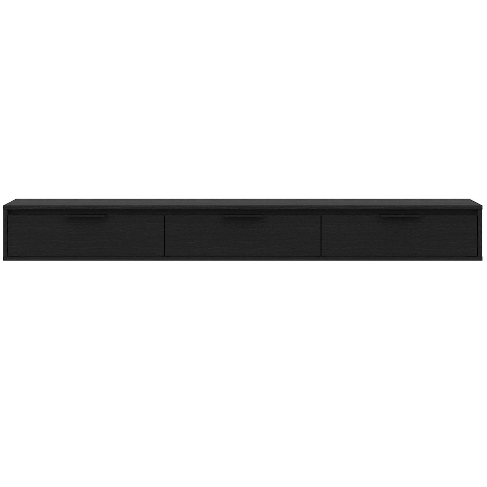 Slim 72” Wall-mounted 3-Door TV Stand with 3 Storage Cabinets. Picture 4