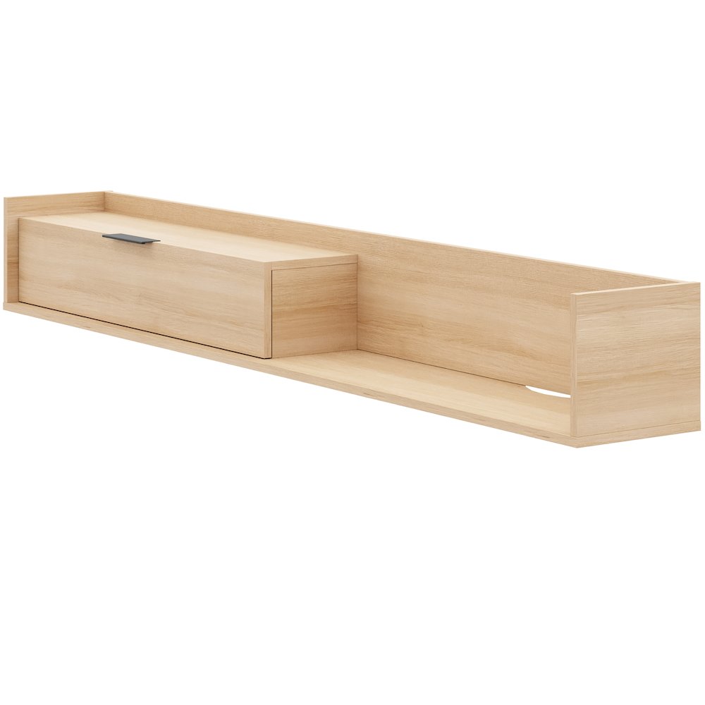 Slim 72” Wall-mounted TV Stand with Storage Cabinet. Picture 1