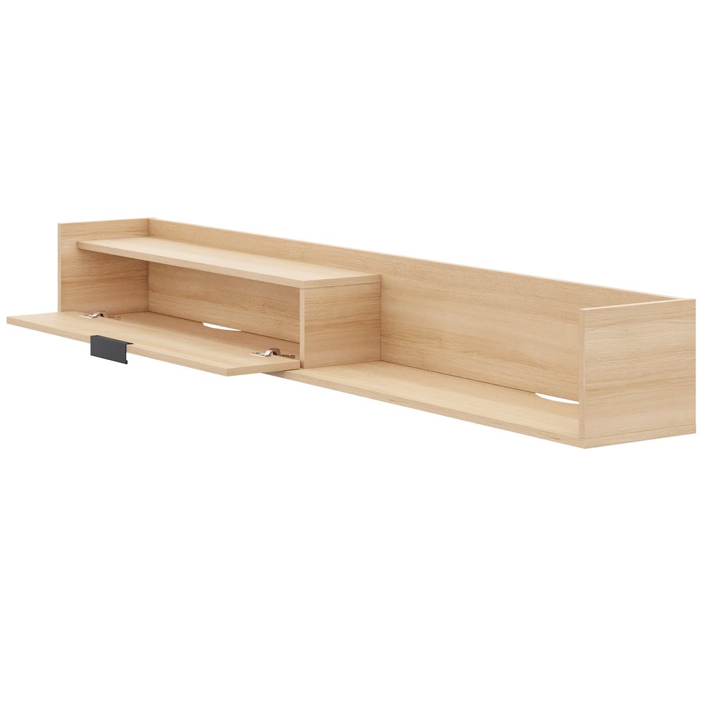 Slim 72” Wall-mounted TV Stand with Storage Cabinet. Picture 3
