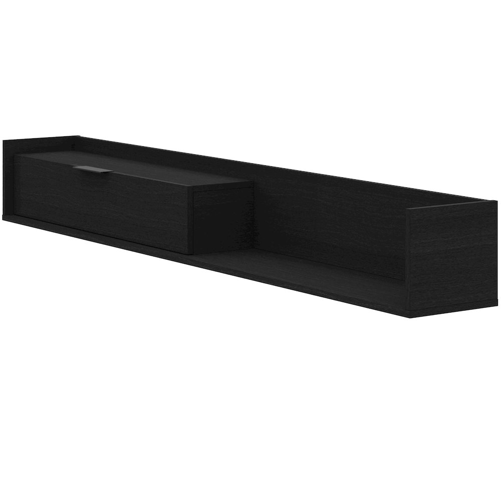 Slim 72” Wall-mounted TV Stand with Storage Cabinet. Picture 1