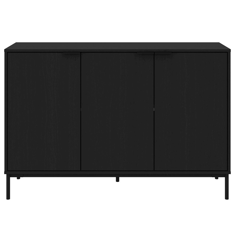 Connor 3-Door Buffet Black. Picture 2