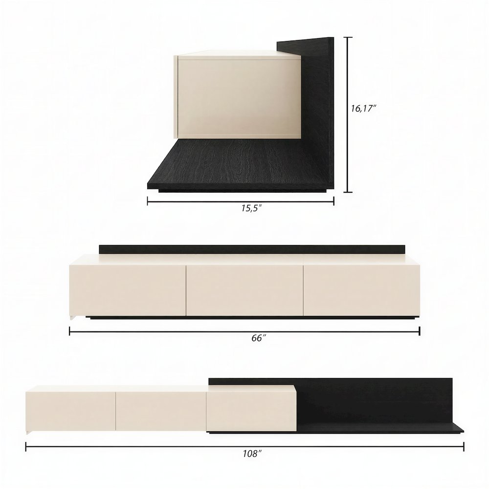 Noa Extendable TV Console. Picture 8