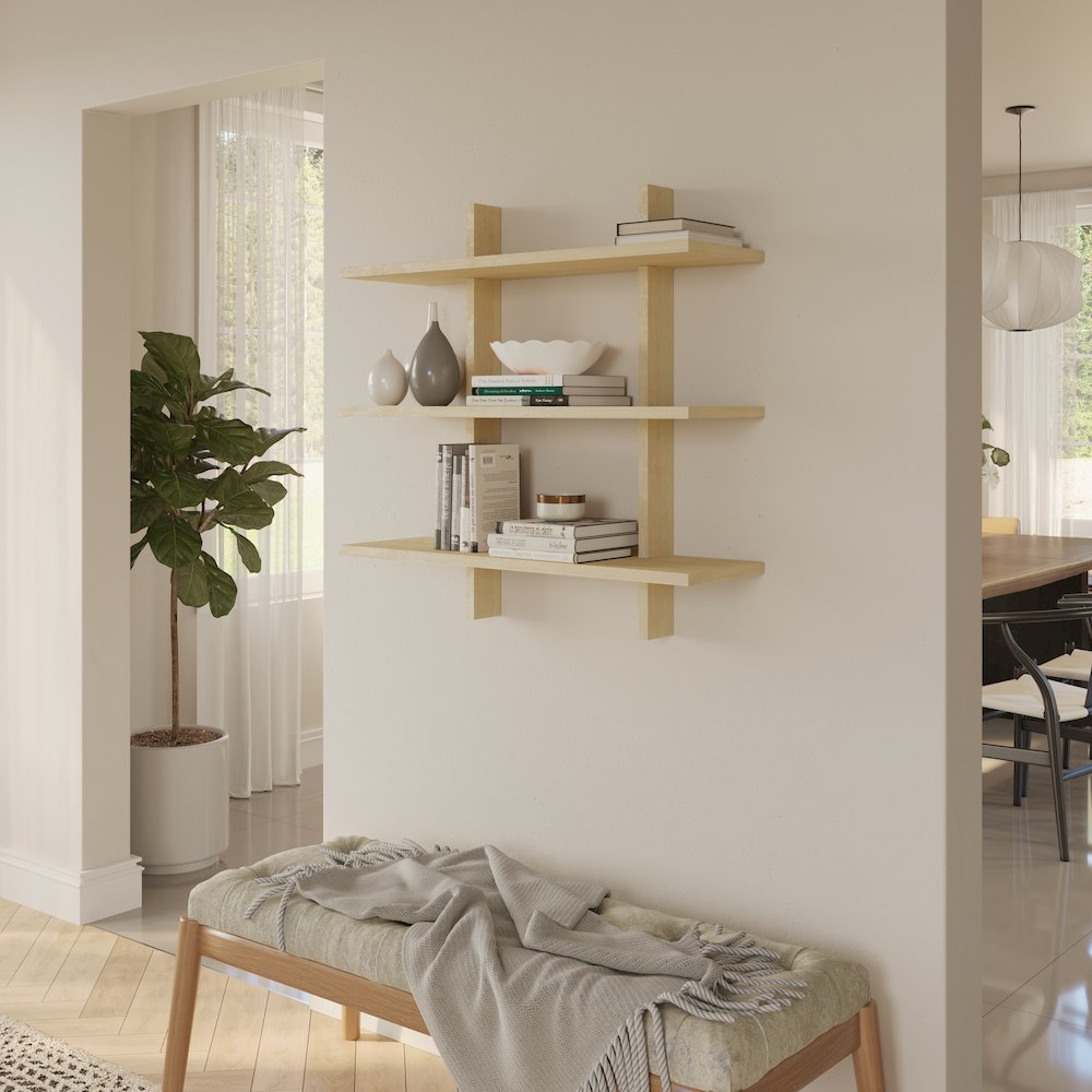 Modular wall shelving system. Picture 2