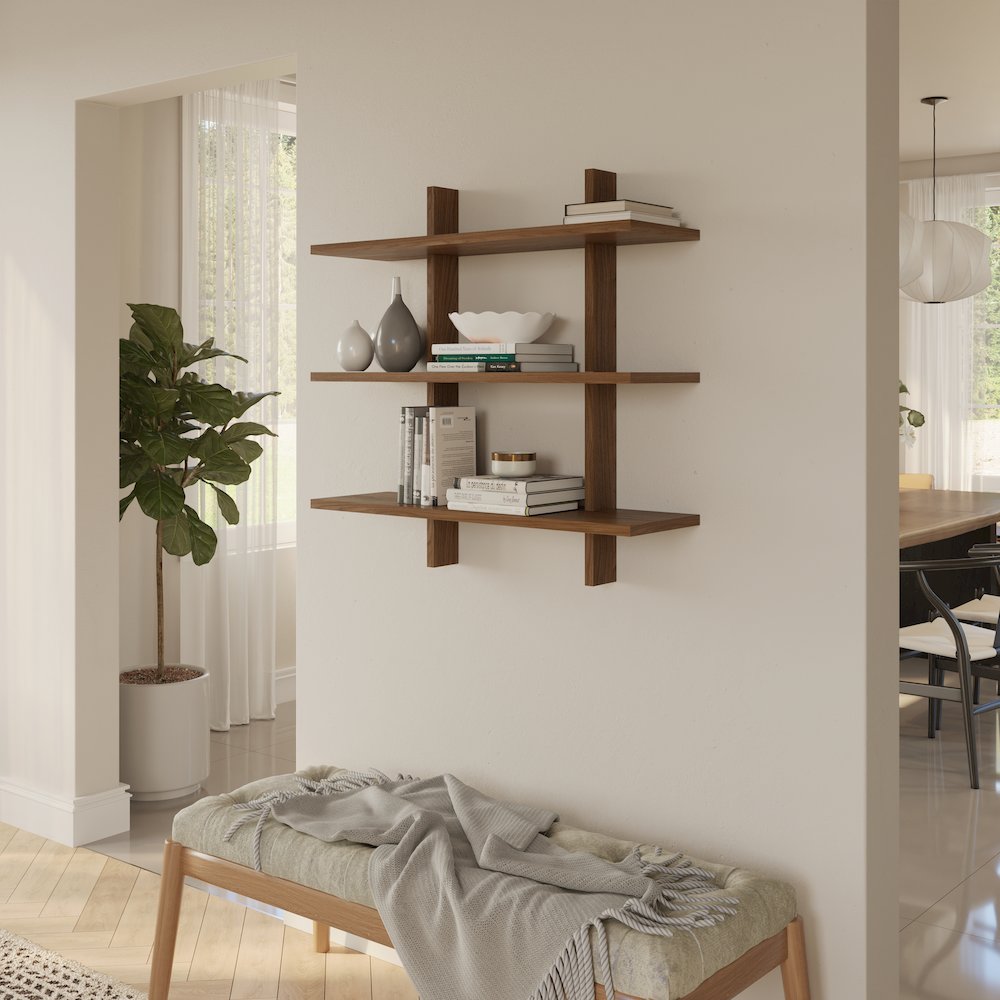 Modular wall shelving system. Picture 2
