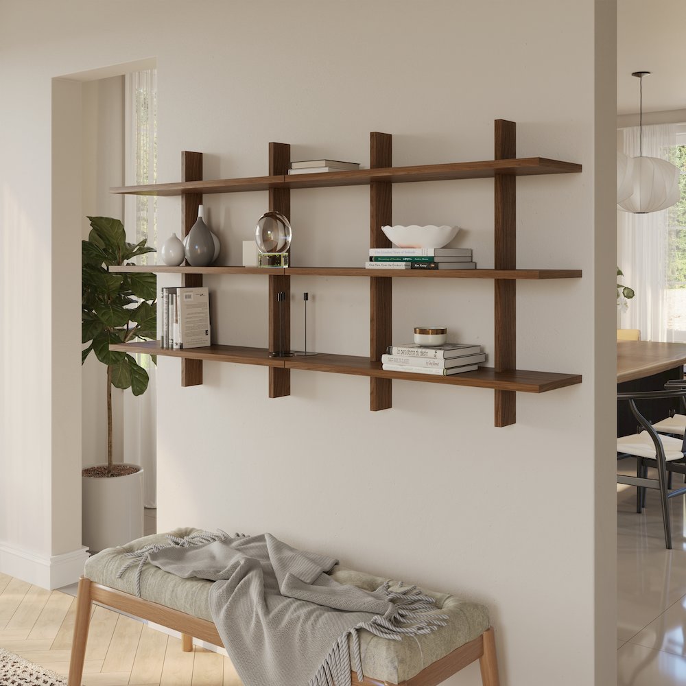 Modular wall shelving system. Picture 4