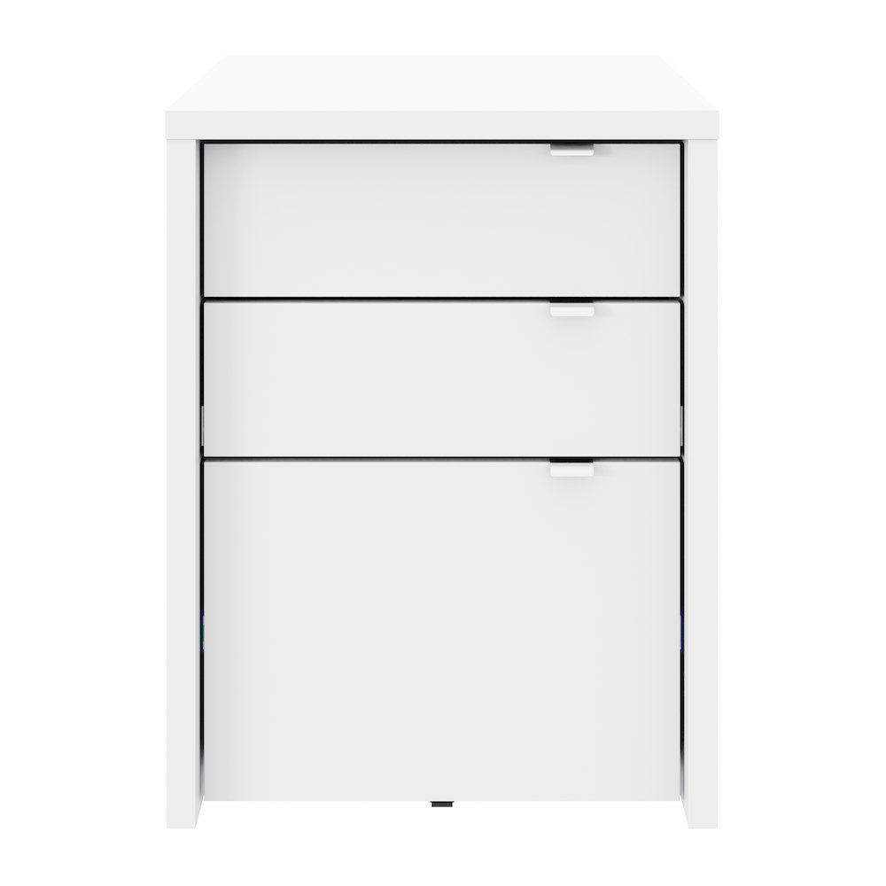 Multi-Purpose Storage Office Storage And Filling Cabinet, White. Picture 2