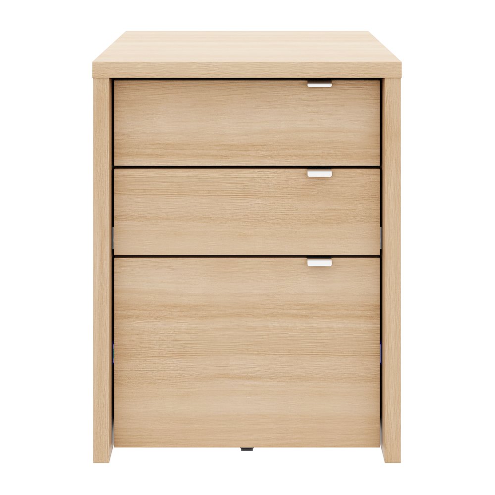 Multi-Purpose Storage Office Storage And Filling Cabinet In Natural Blonde Oak. Picture 2