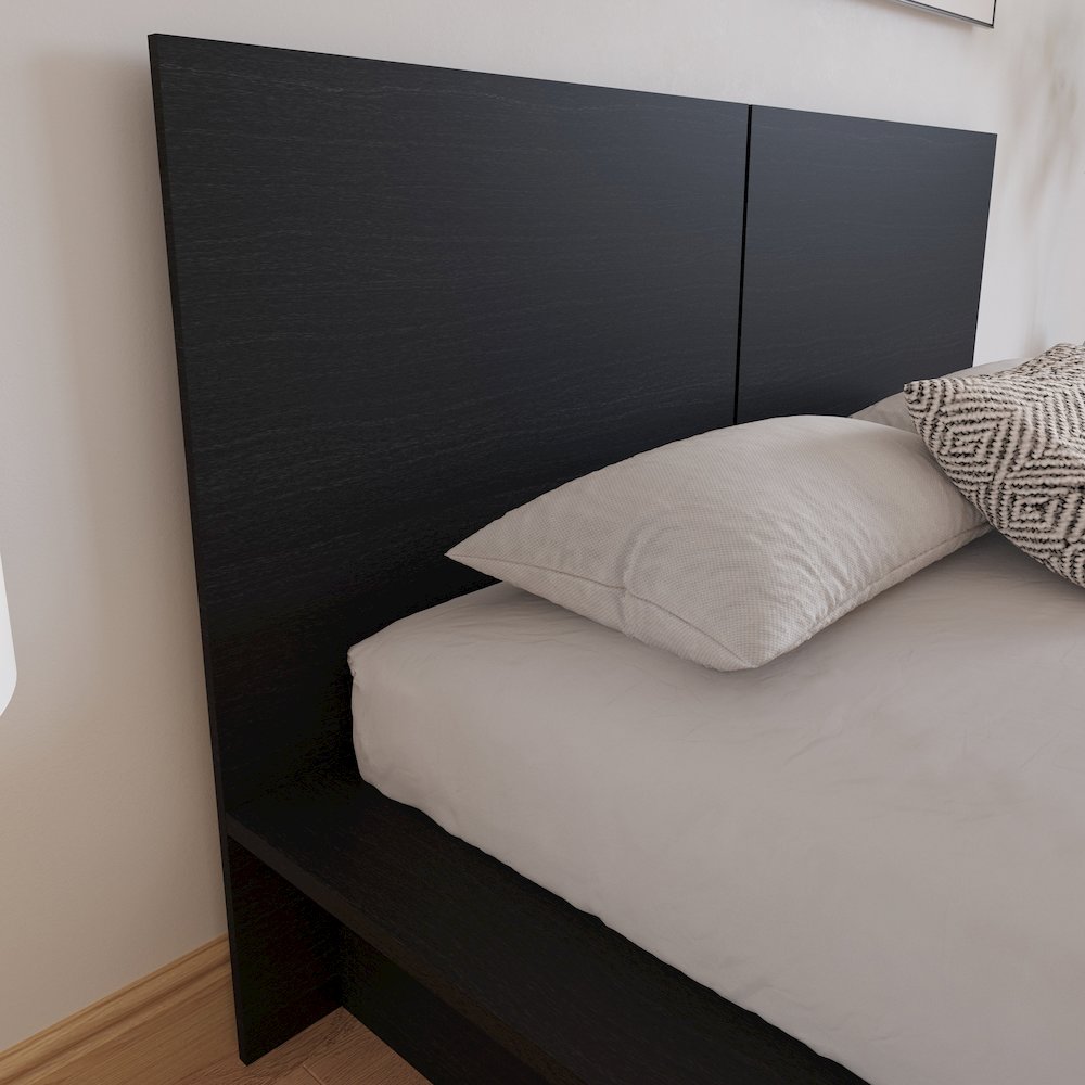 James Headboard In Black Karsima. Picture 3