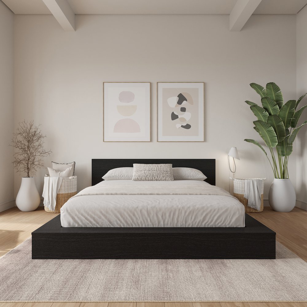 Kanso Low Platform Bed Set. Picture 2