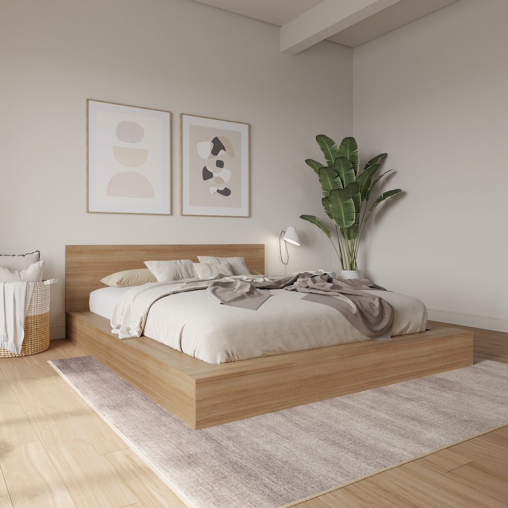 Kanso Low Platform Bed Set. Picture 6