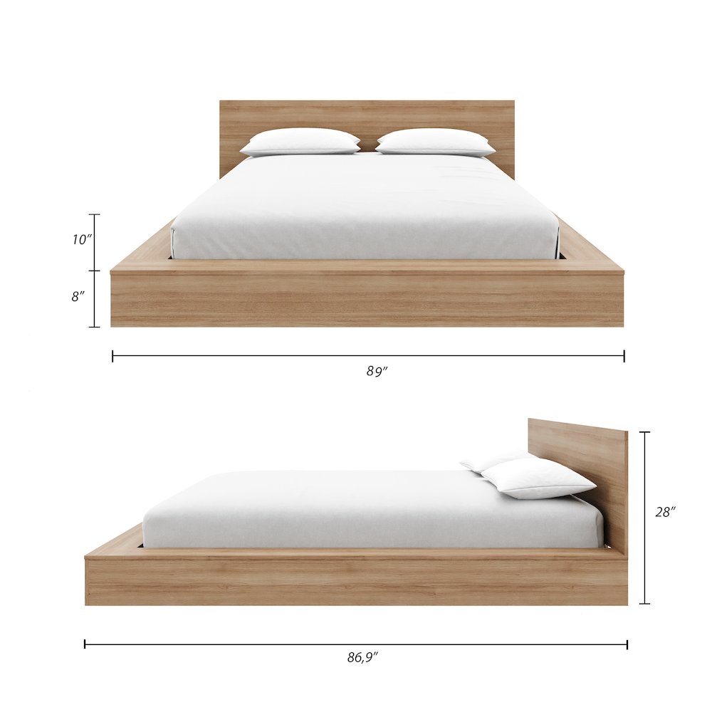 Kanso Low Platform Bed Set. Picture 7