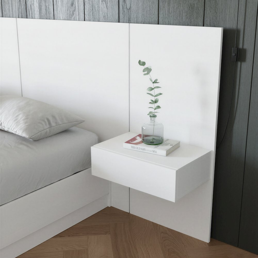 Milano Floating Nightstand Extension Panel Set of 2. Picture 4