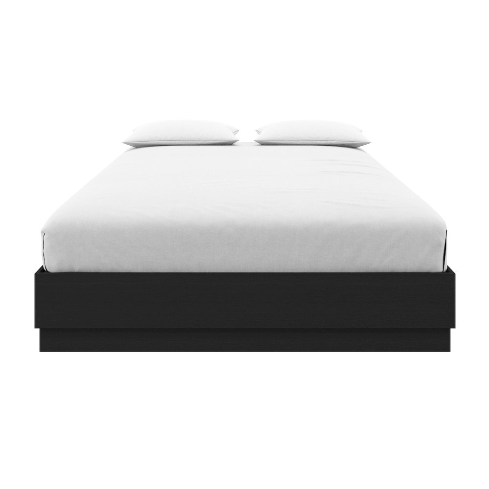 Milano Platform Bed Frame In Black Karisma. Picture 2