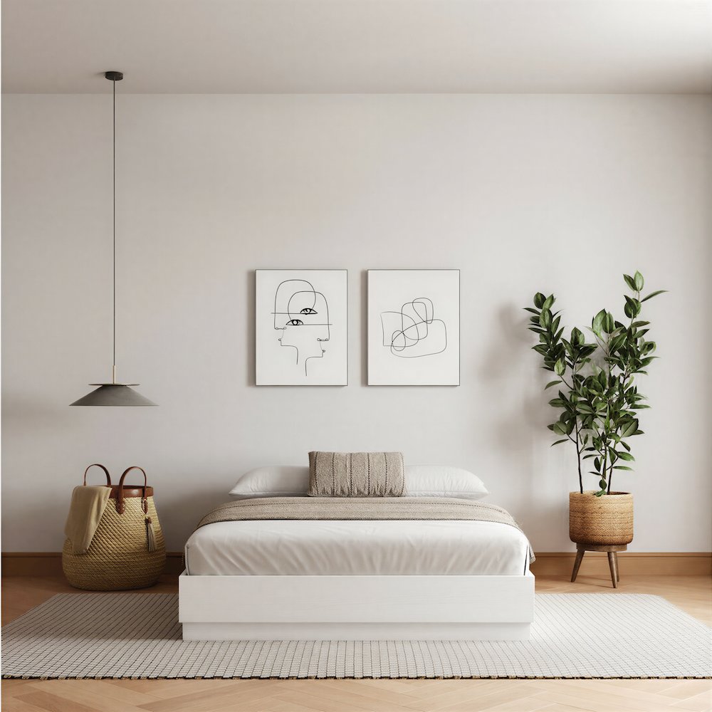 Milano Platform Bed Frame. Picture 2