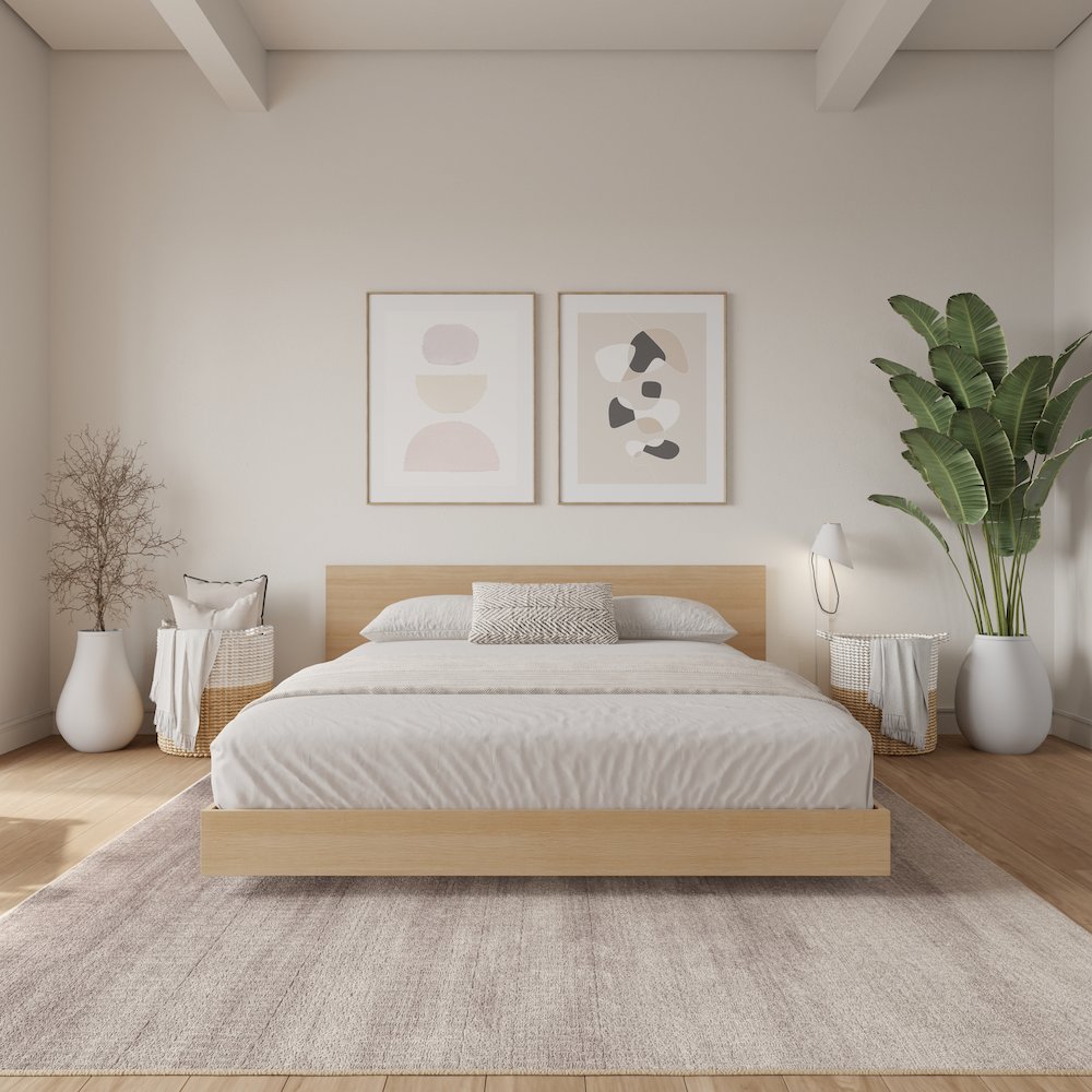 Satori Low Platform Queen Bed Set. Picture 5