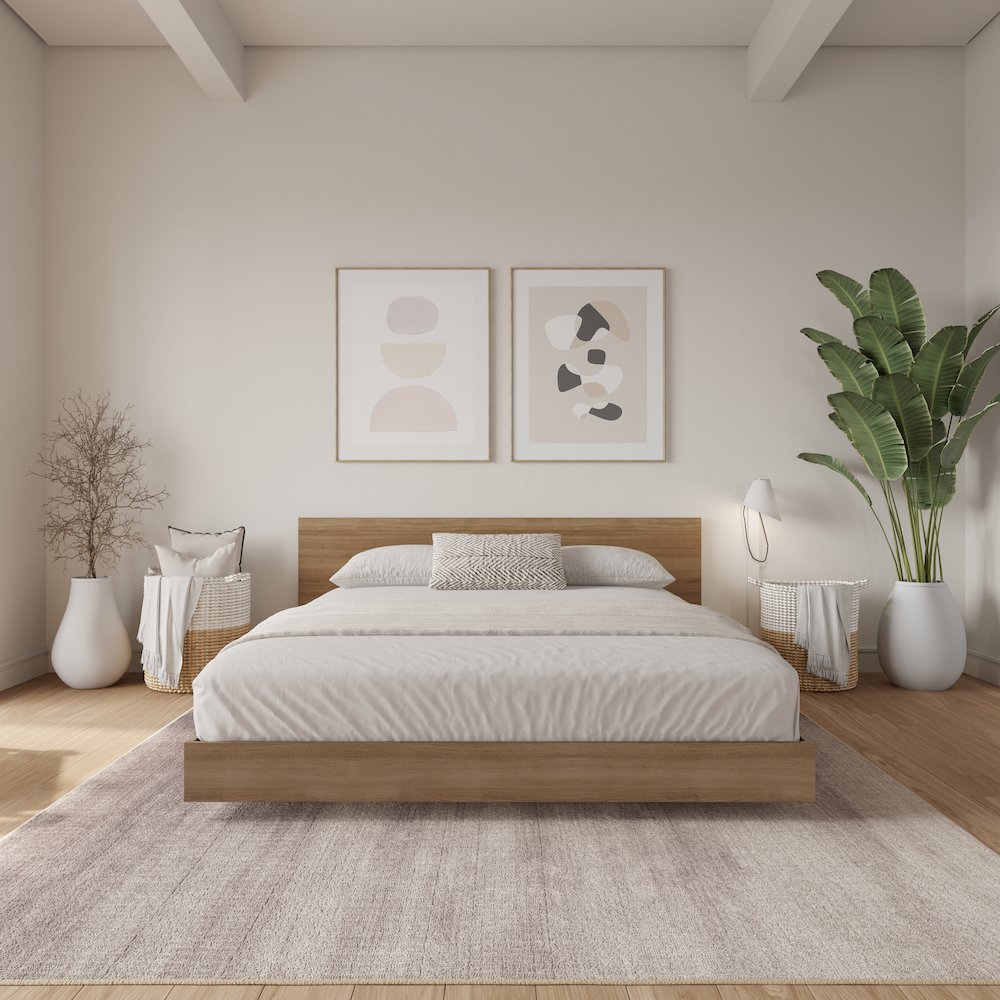 Satori Low Platform Queen Bed Set. Picture 3
