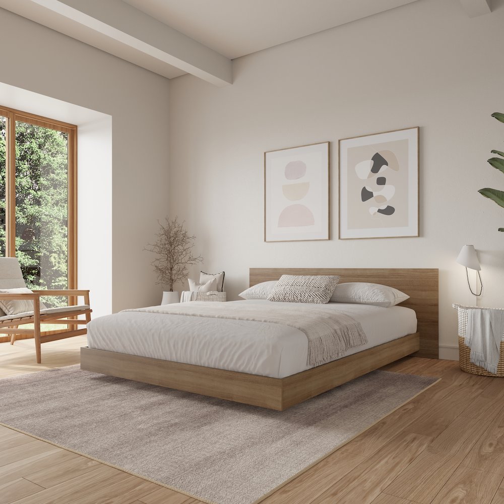 Satori Low Platform Queen Bed Set. Picture 5