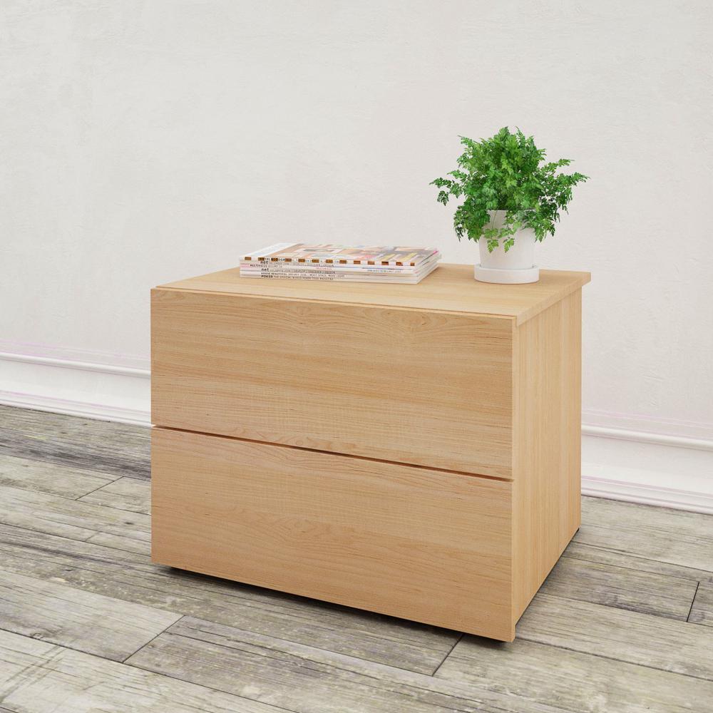 James Nightstand With 2-Drawers. Picture 2