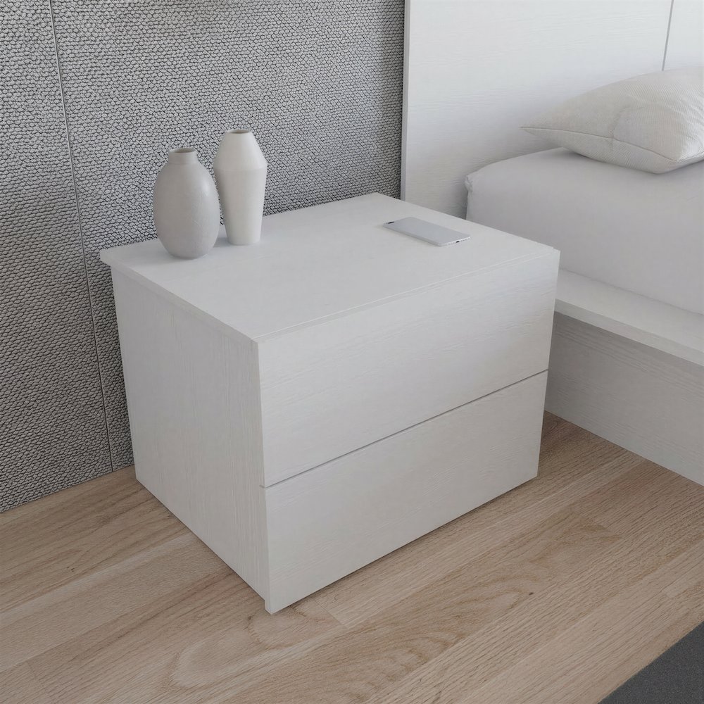 James Nightstand With 2-Drawers. Picture 2