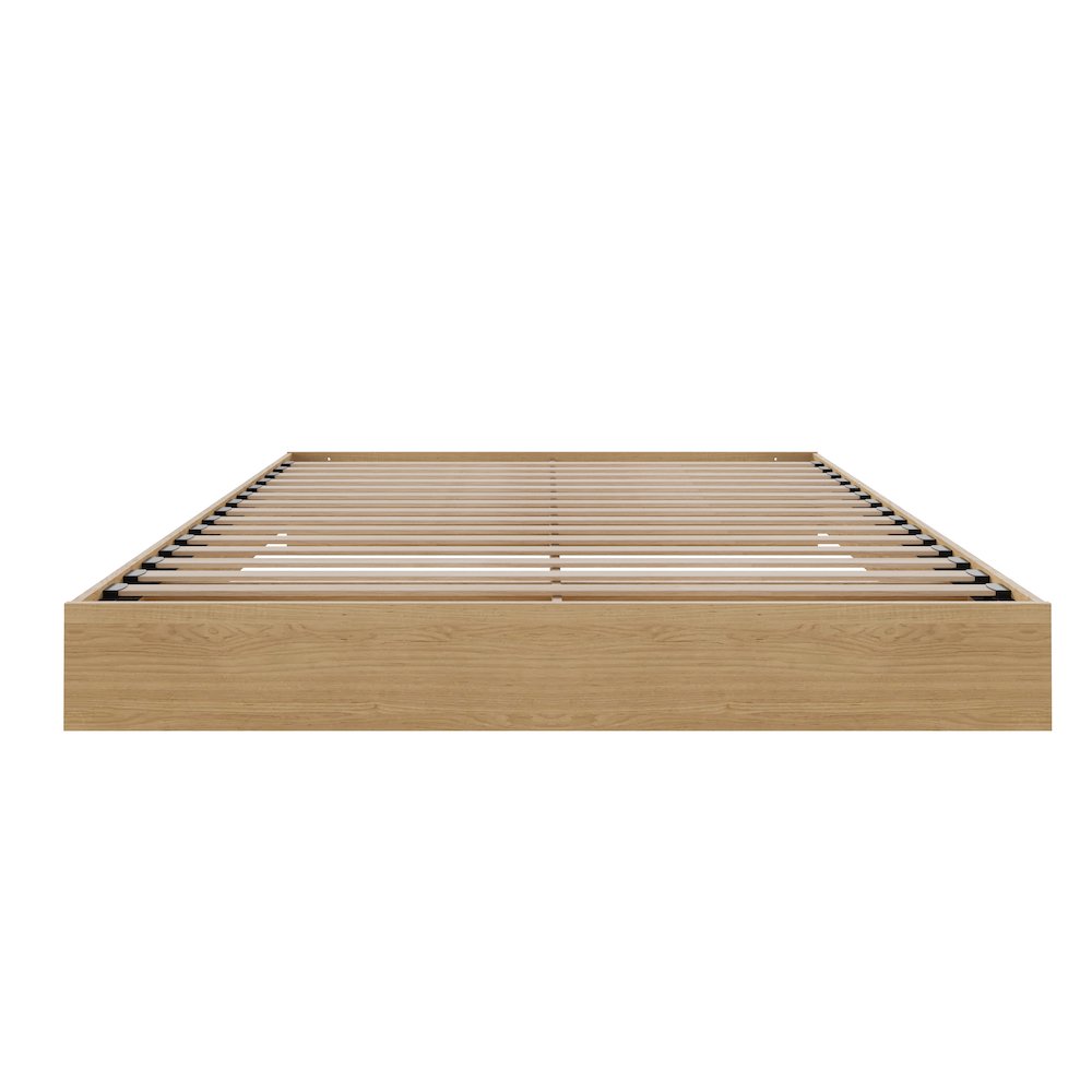 Platform Bed Frame, Full|Natural Maple. Picture 2