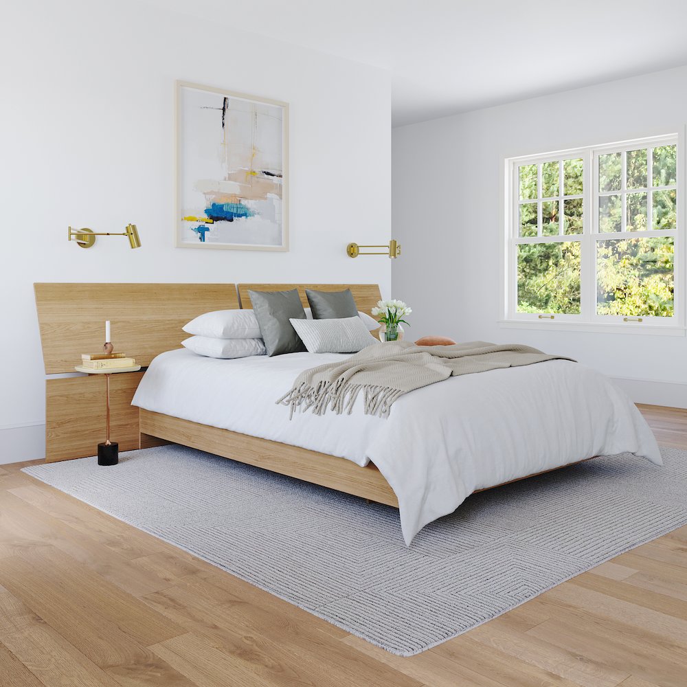 Panoramic Headboard, Queen|Natural Maple. Picture 4