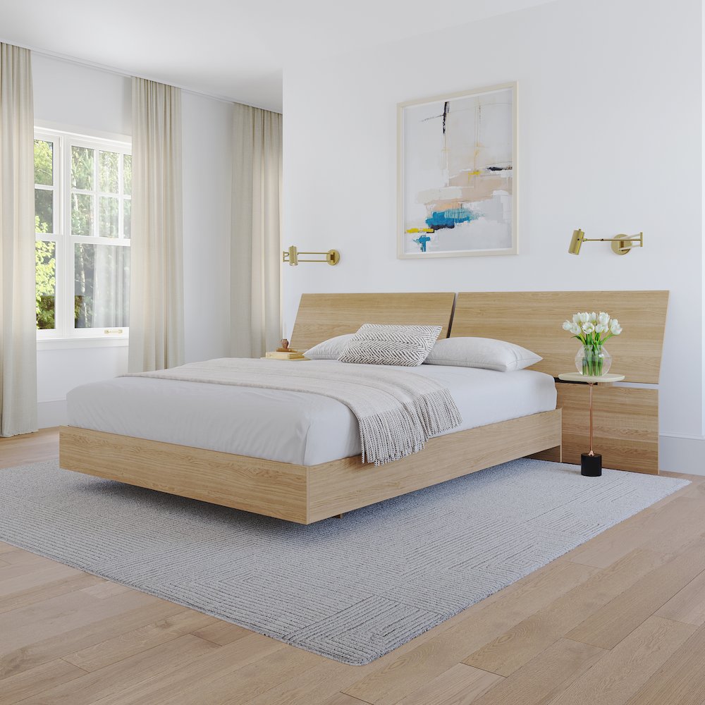 Panoramic Headboard, Queen|Natural Maple. Picture 5